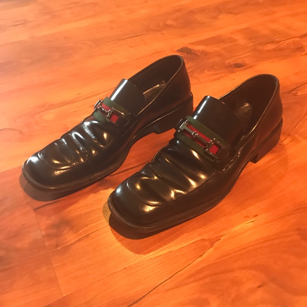 Authentic Gucci Leather Loafer Sz 8.5 B